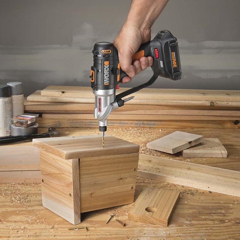 Parafusadeira e Furadeira Cabeçote Duplo 20v WX176 Worx